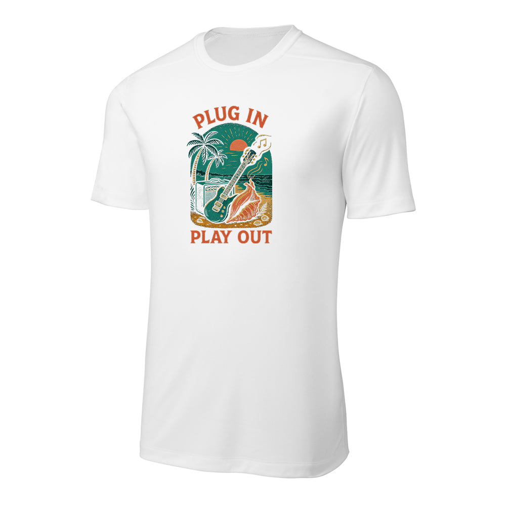 Joe Bonamassa Plug In Play Out t-skjorte herre UV svart
