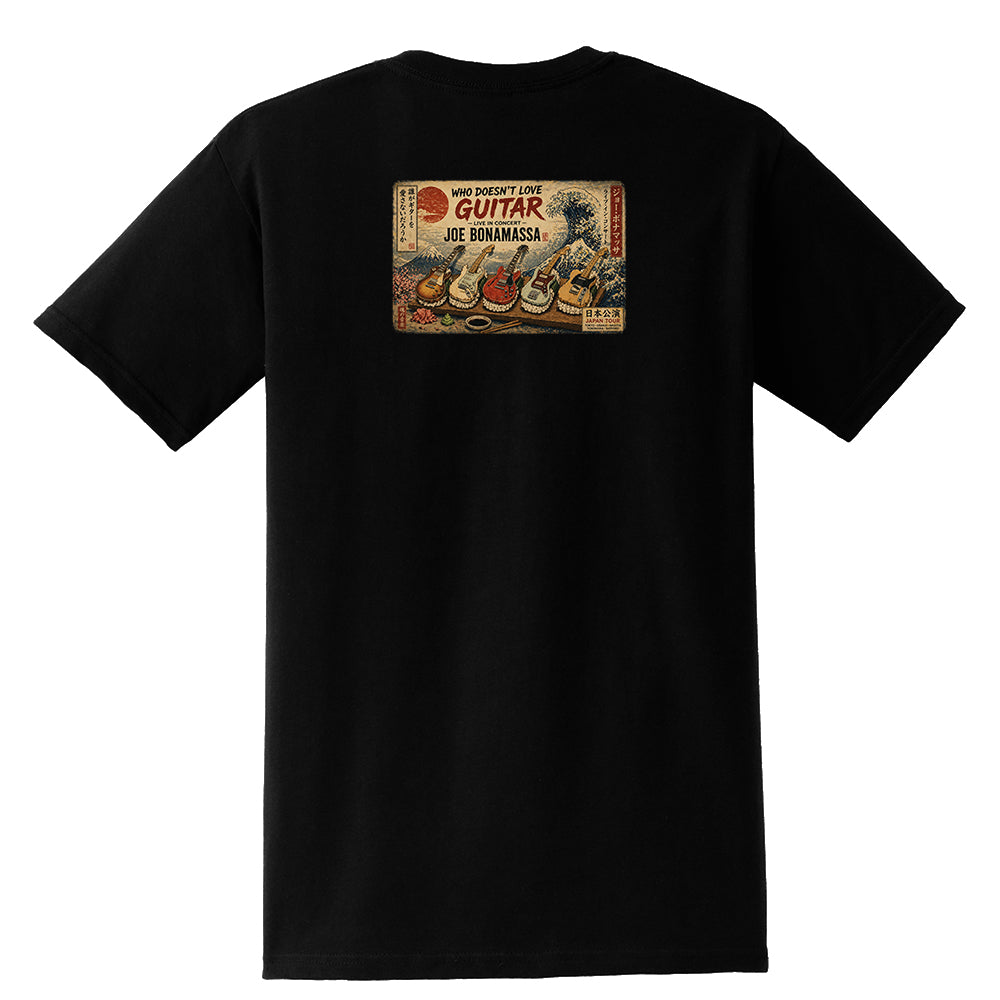 Joe Bonamassa Sushi Wave Of Blues Pocket t-skjorte unisex bomull
