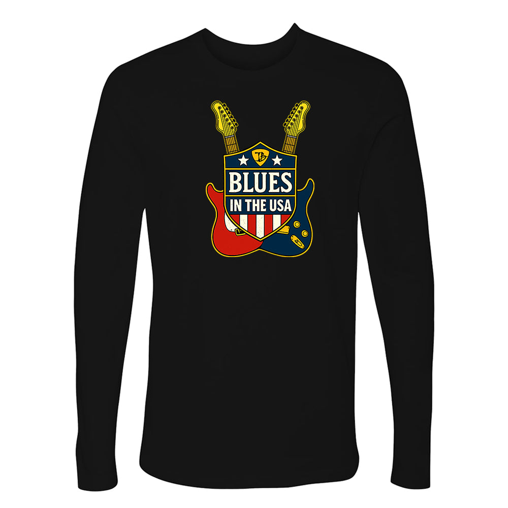 Joe Bonamassa Blues In The USA langermet t-skjorte svart