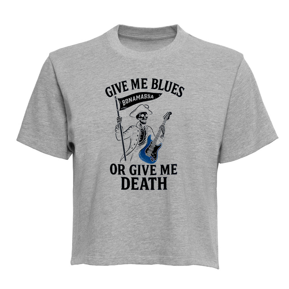 Joe Bonamassa Give Me Blues Or Give Me Death Boxy t-skjorte dame bomull