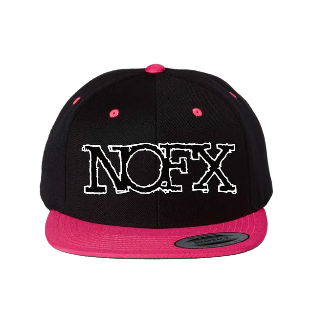 NOFX Puff snapback svart/rosa