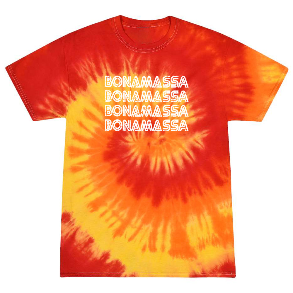 Joe Bonamassa Quadamassa tie-dye t-skjorte unisex bomull