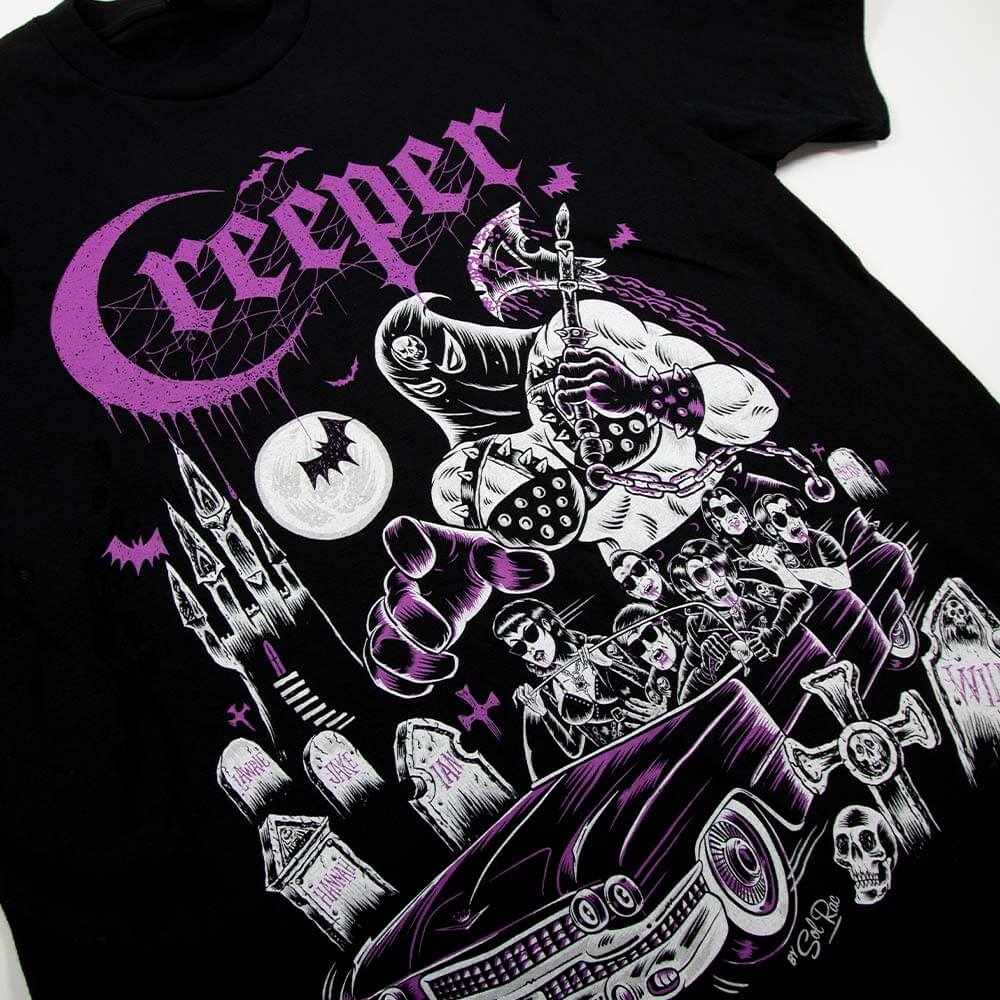 Creeper Mistress of Death t-skjorte svart bomull