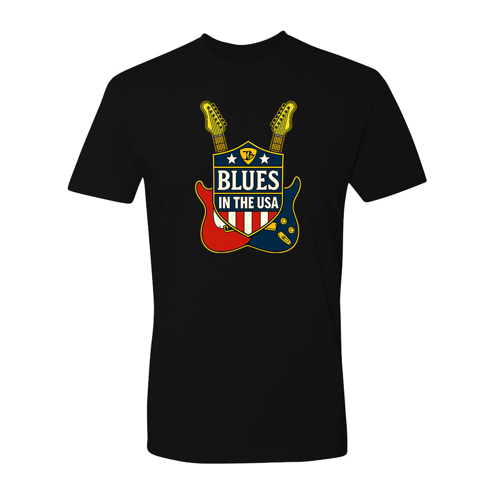 Joe Bonamassa Blues In The USA t-skjorte svart