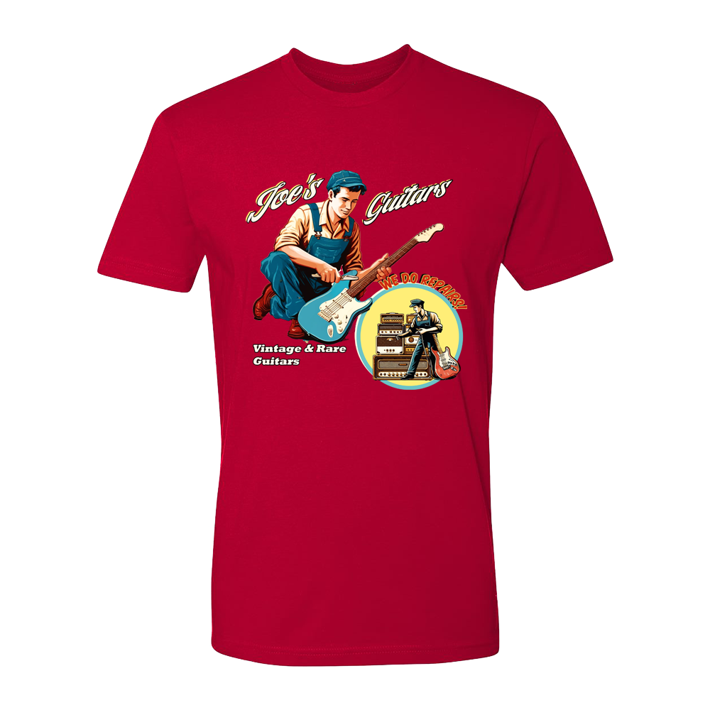 Joe Bonamassa Guitar & Repair Shop t-skjorte unisex bomull