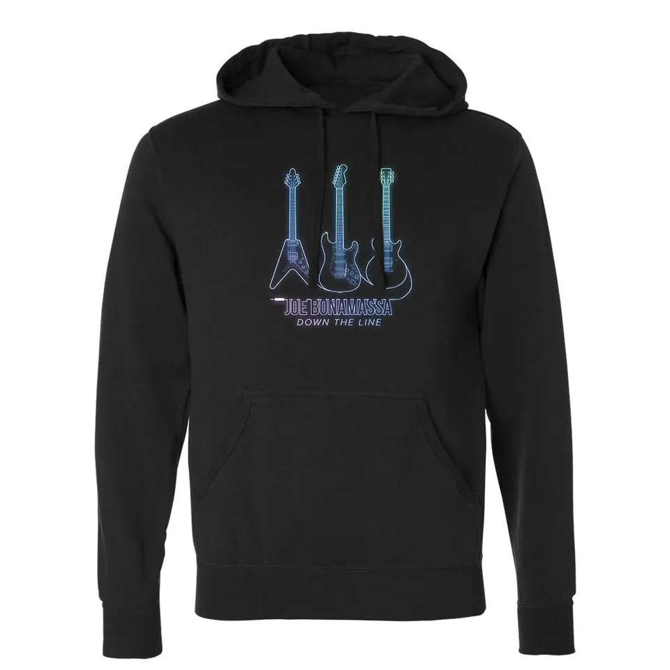 Joe Bonamassa Down The Line hettegenser svart slim fit