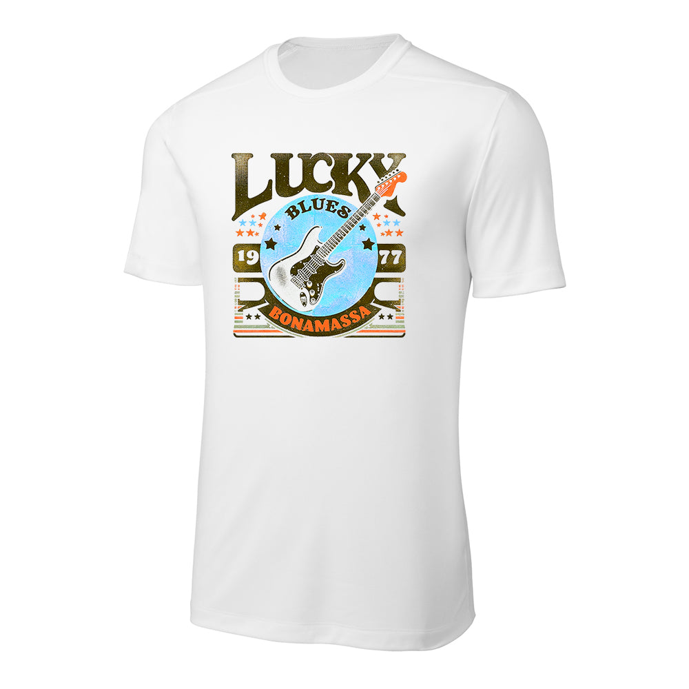 Joe Bonamassa Lucky Blues UV Pro T-skjorte herre UPF 50