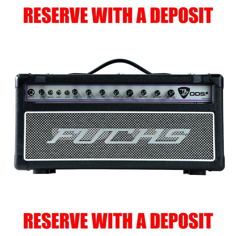 Joe Bonamassa Fuchs JB-ODS gitaramp depositum sølvpanel