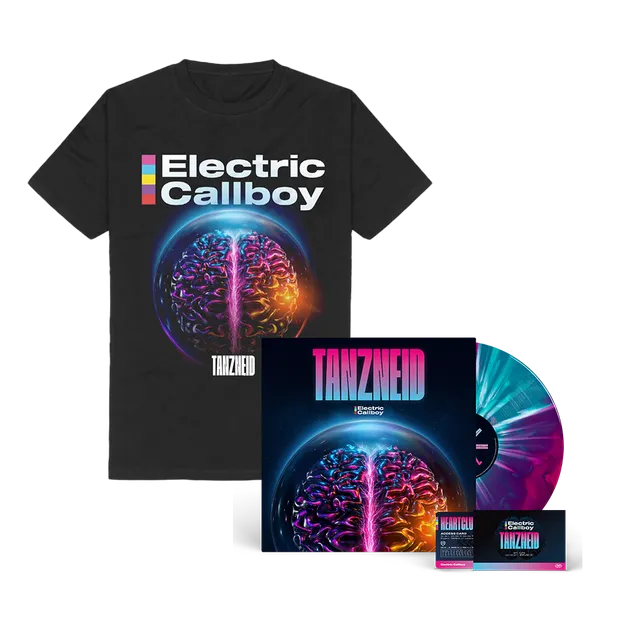 Electric Callboy TANZNEID Hypercharged LP bundle vinyl t-skjorte