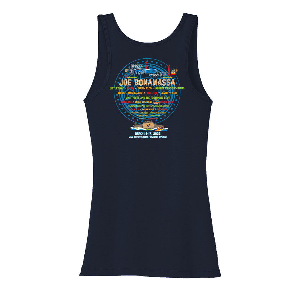 Joe Bonamassa 2023 KTBA at Sea VIII singlet dame bomull