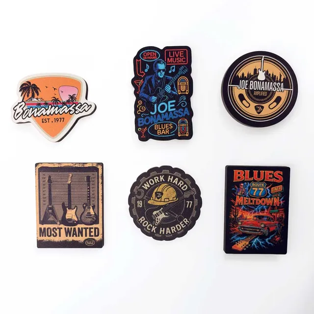 Joe Bonamassa Bona-Fide magneter 6-pk tre