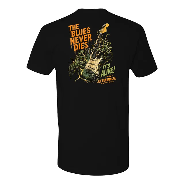 Joe Bonamassa Franken Blues T-skjorte unisex svart bomull