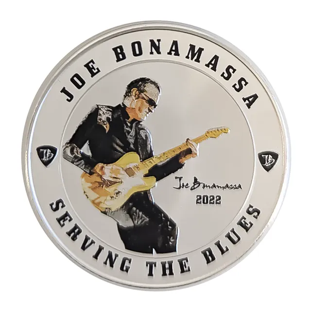 Joe Bonamassa 2022 JB Fine Silver sølvmynt 1 oz nummerert