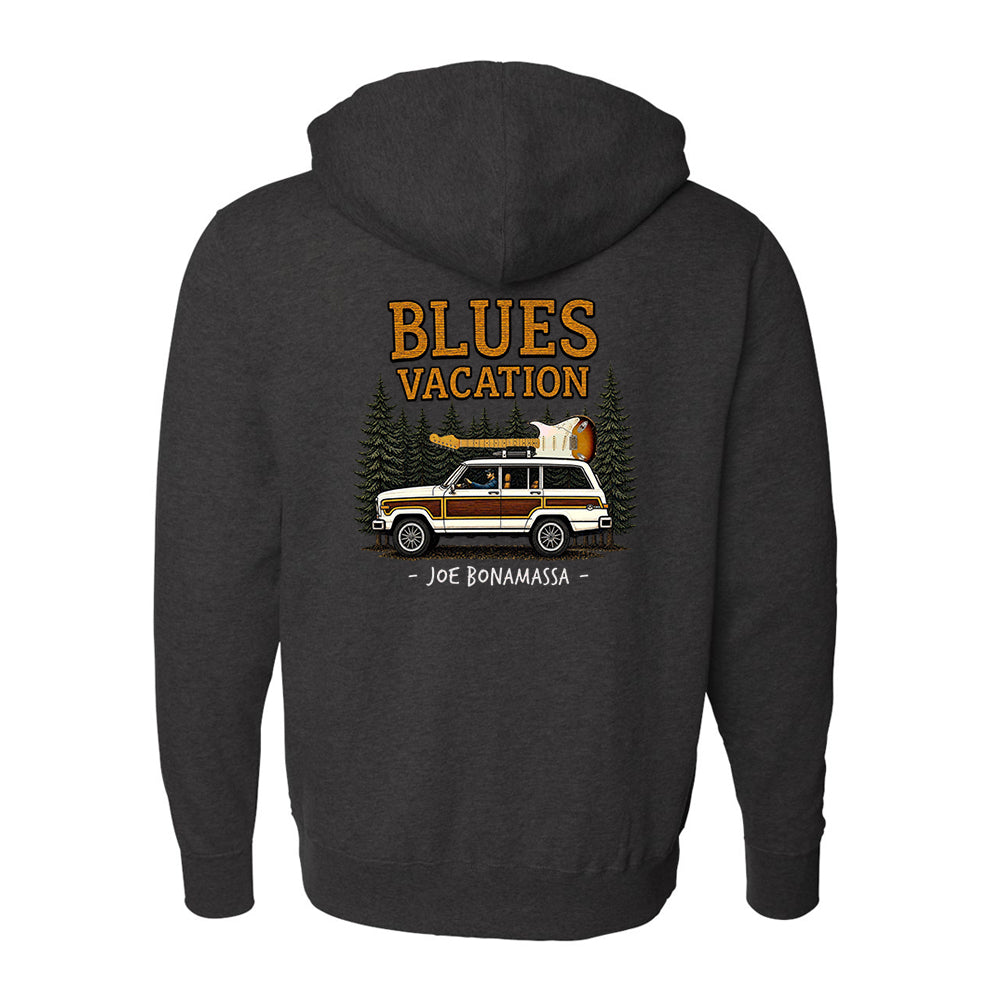 Joe Bonamassa Blues Vacation Zip Hoodie svart unisex