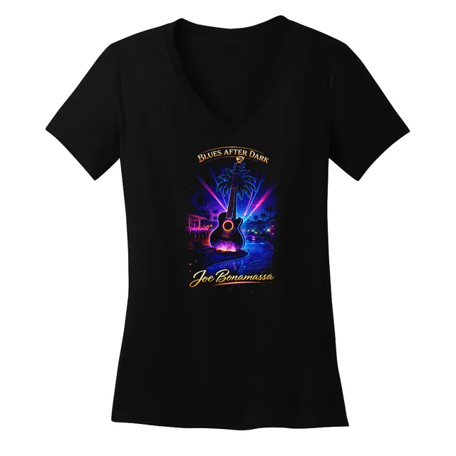 Joe Bonamassa Blues After Dark T-skjorte dame V-hals