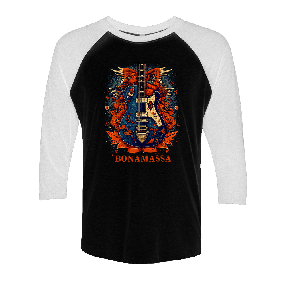 Joe Bonamassa Blues Reverie t-skjorte 3/4 ermer svart/hvit