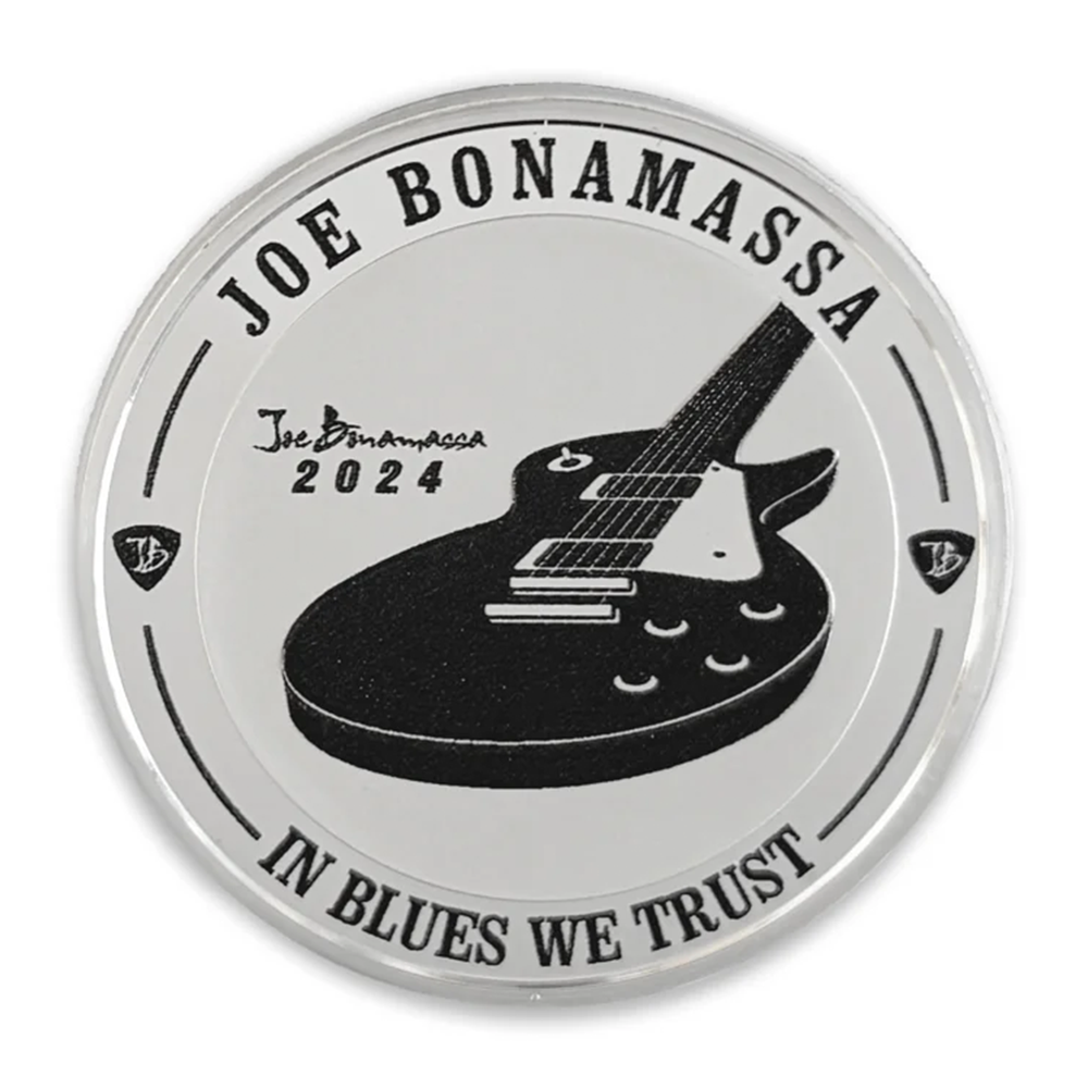 Joe Bonamassa 2024 JB Fine Silver Coin samlemynt 1 oz limited