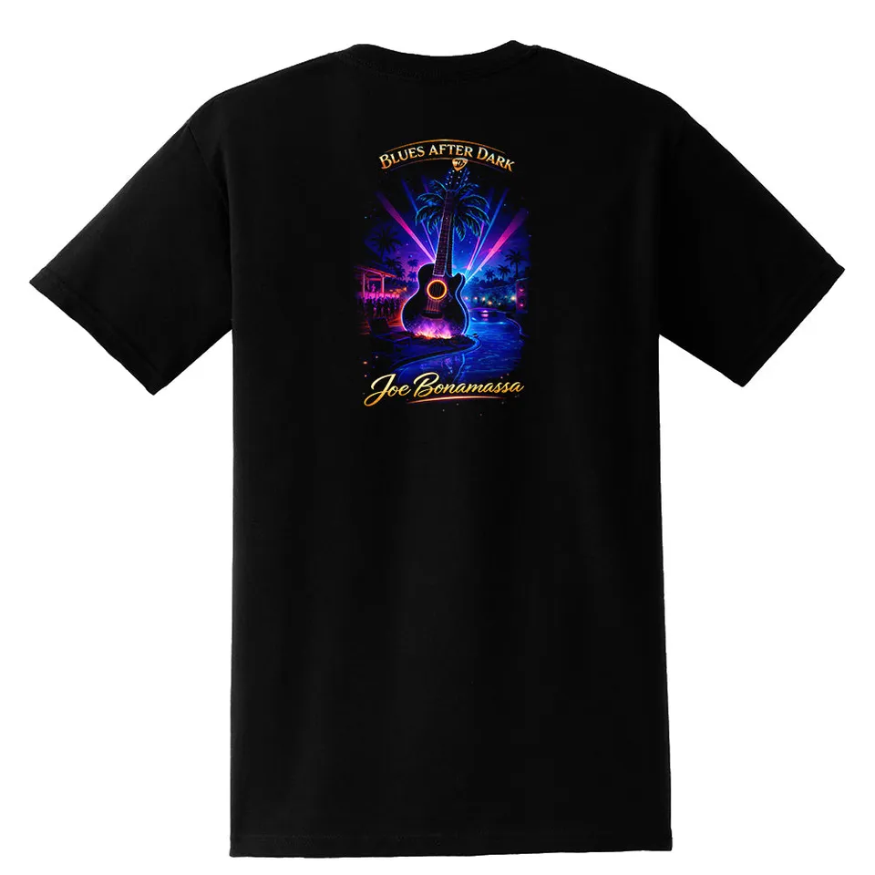 Joe Bonamassa Blues After Dark Pocket t-skjorte bomull