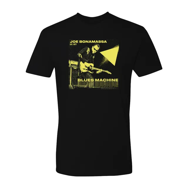 Joe Bonamassa Blues Machine t-skjorte svart bomull
