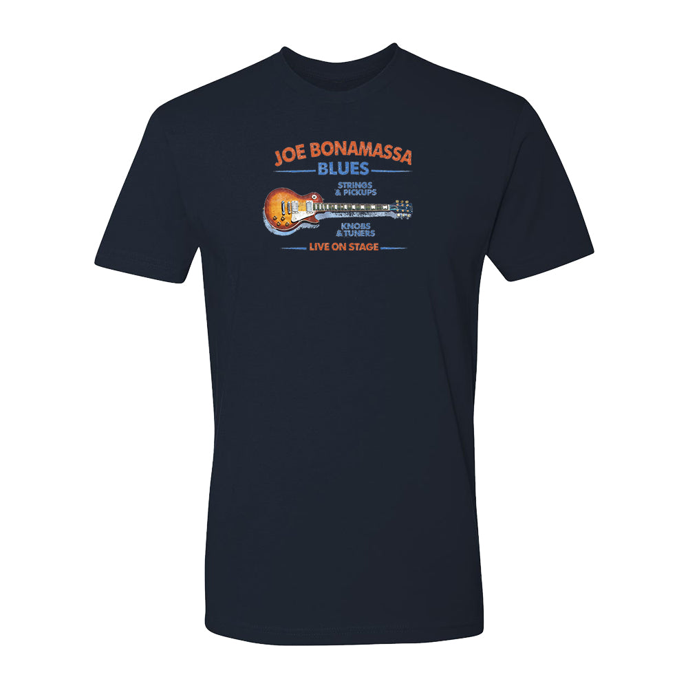 Joe Bonamassa Strings Pickups Blues t-skjorte unisex svart
