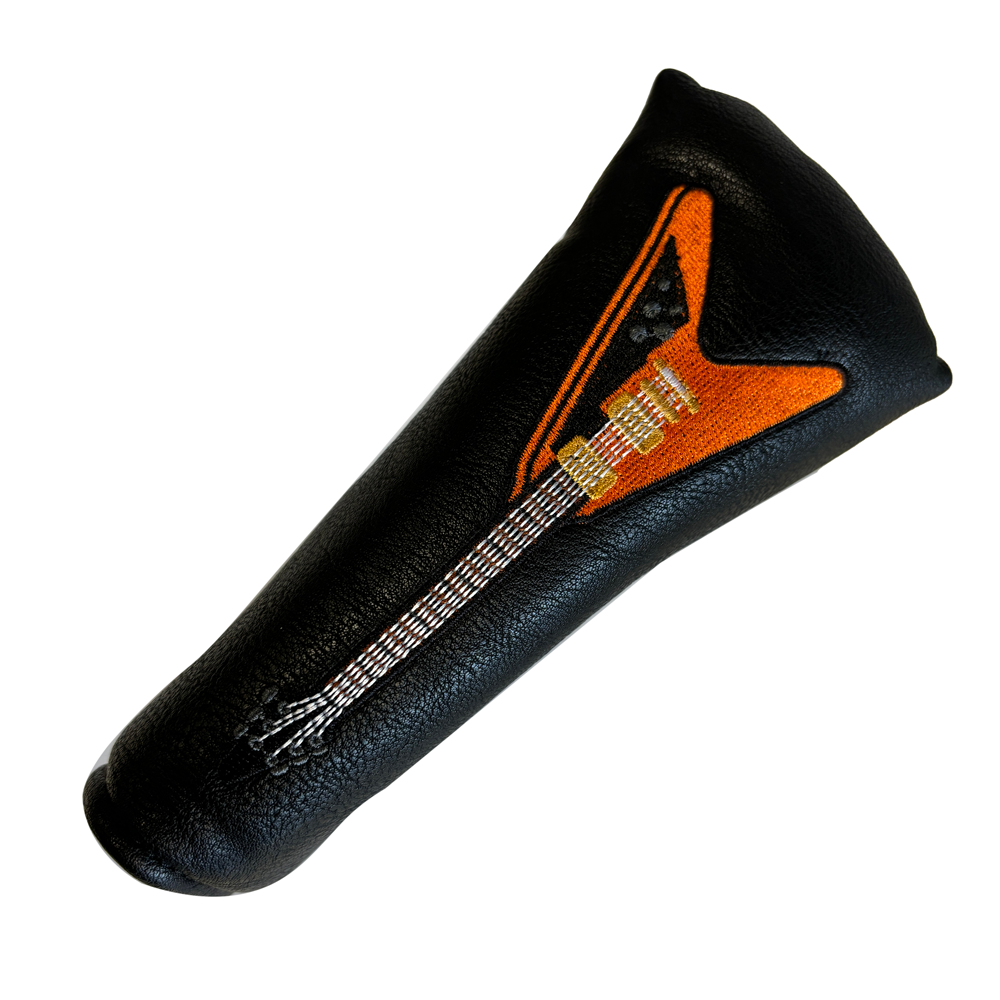 Joe Bonamassa Flying V Blade puttertrekk golf brodert