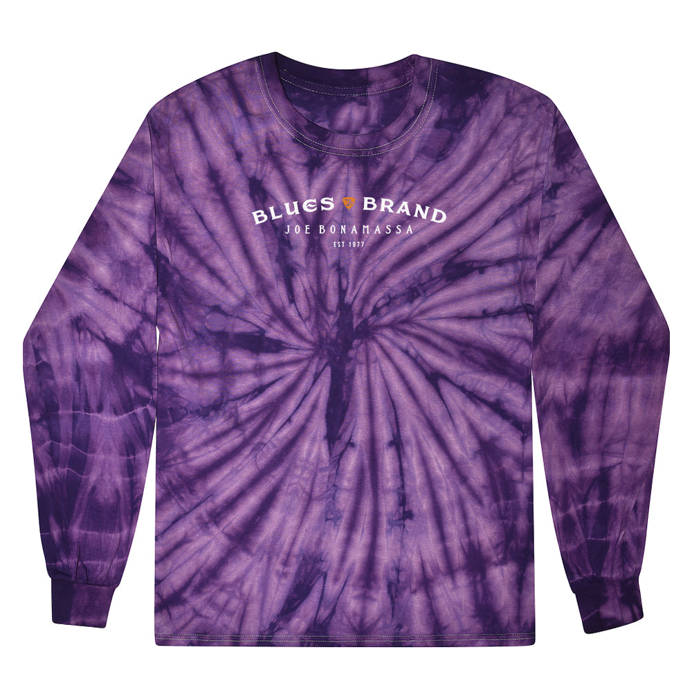Joe Bonamassa Blues Brand langermet t-skjorte tie-dye bomull