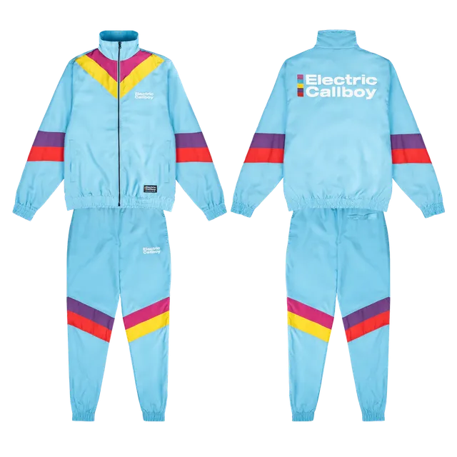 Electric Callboy Electric Blue treningsdress tracksuit polyester