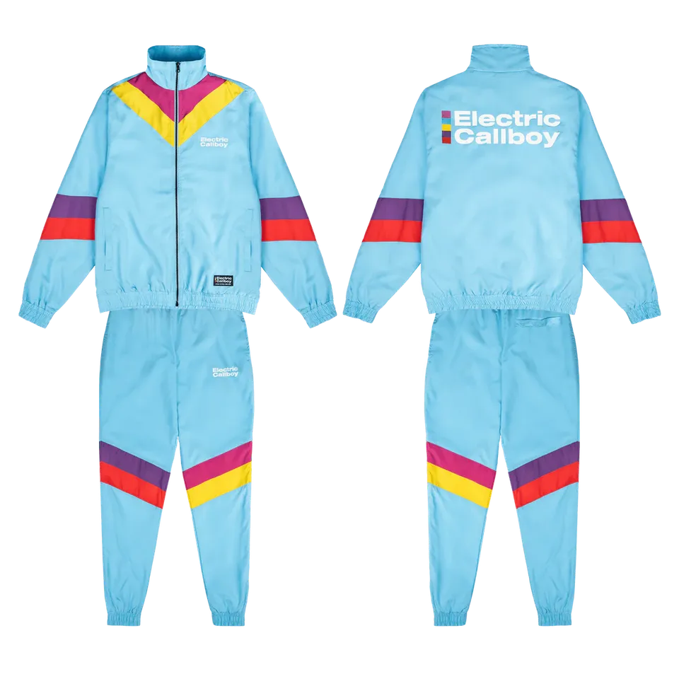 Electric Callboy Electric Blue treningsdress tracksuit polyester