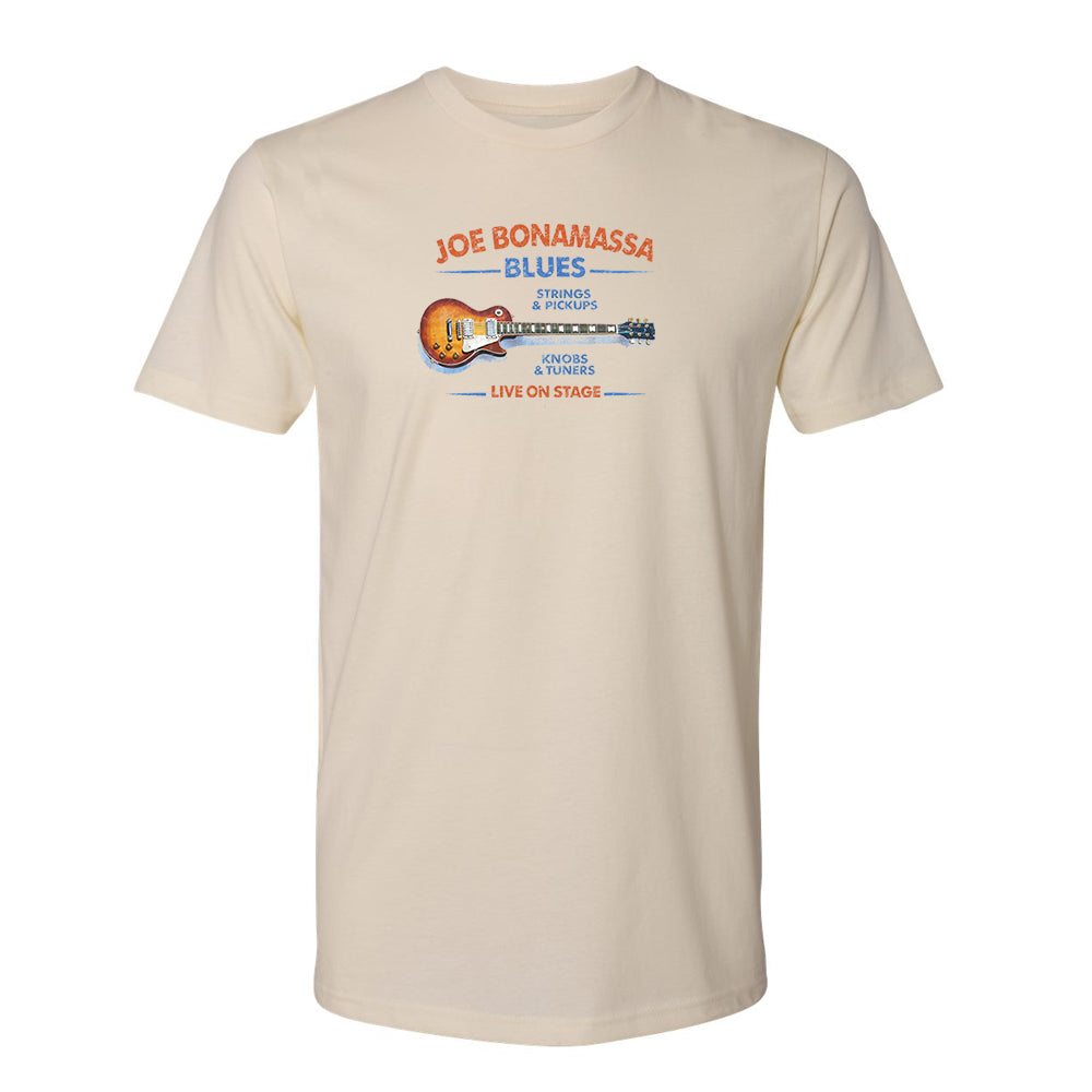 Joe Bonamassa Strings Pickups Blues t-skjorte unisex svart