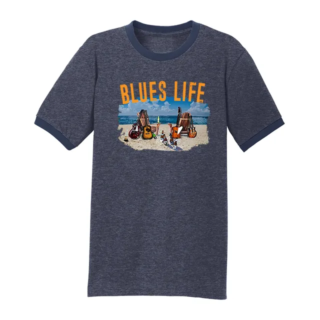 Joe Bonamassa Blues Life kontrast t-skjorte herre