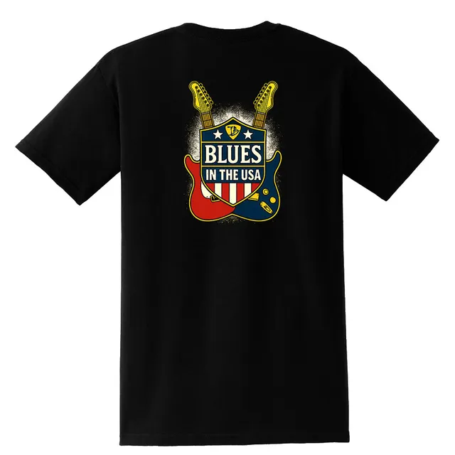 Joe Bonamassa Blues In The USA Pocket T-skjorte lommetrykk