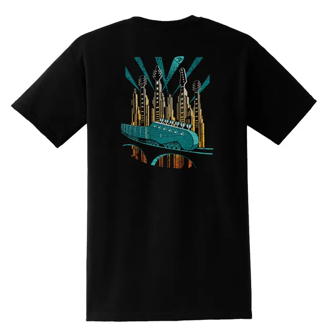 Joe Bonamassa Blues Deco Train t-skjorte med lomme unisex