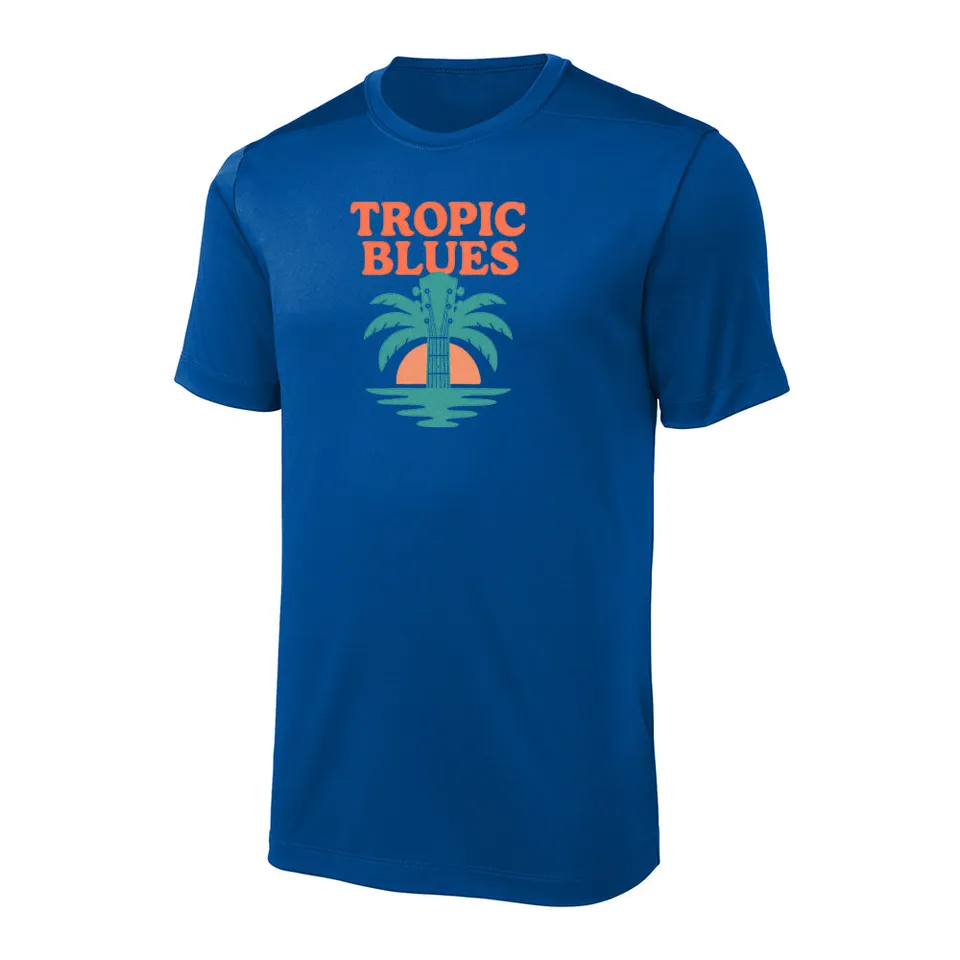 Joe Bonamassa Tropic Blues UV t-skjorte navy polyester