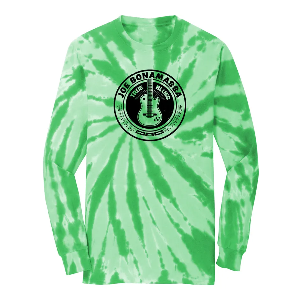 Joe Bonamassa True Blues tie-dye langermet unisex bomull