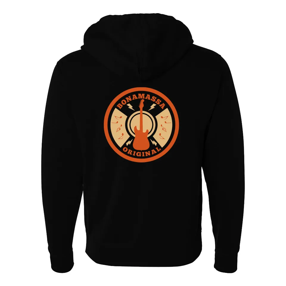 Joe Bonamassa Original hettejakke glidelås svart unisex