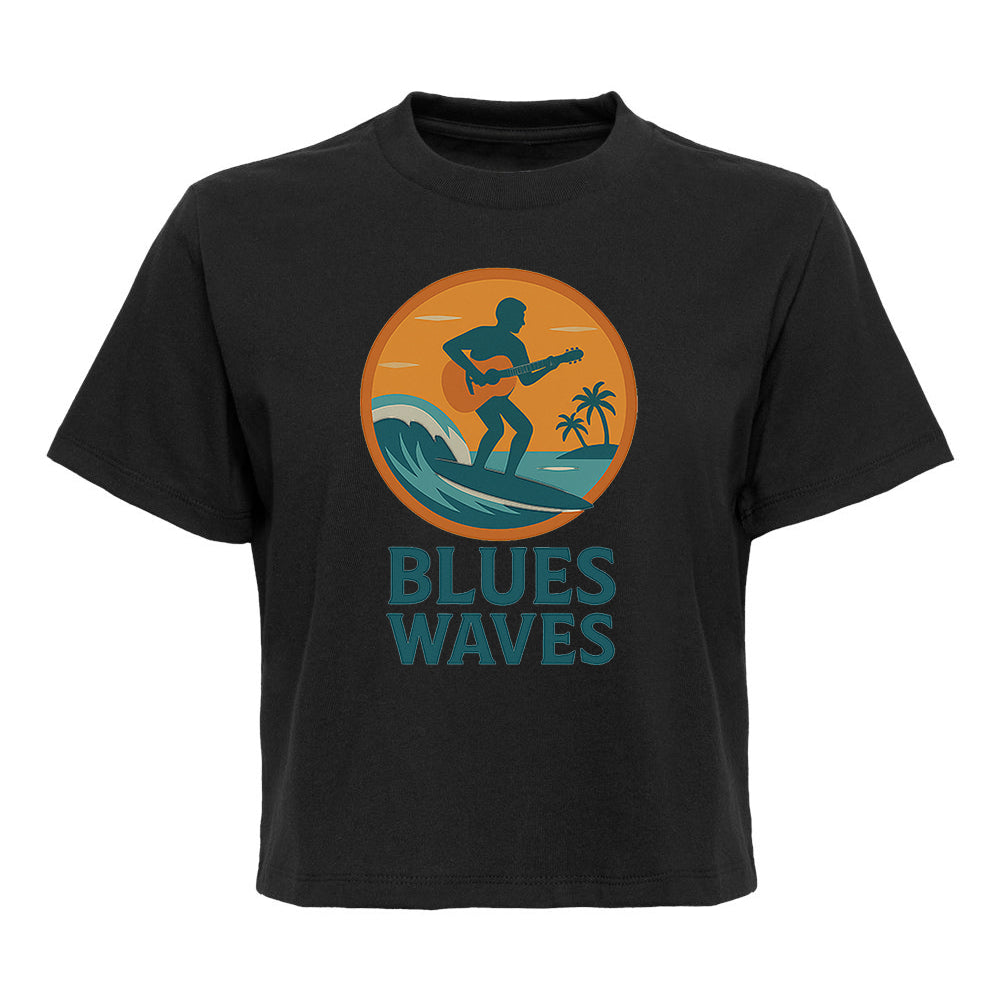 Joe Bonamassa Blues Waves Boxy t-skjorte dame svart løs