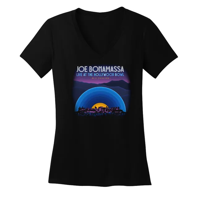 Joe Bonamassa Live Hollywood Bowl V-hals t-skjorte dame
