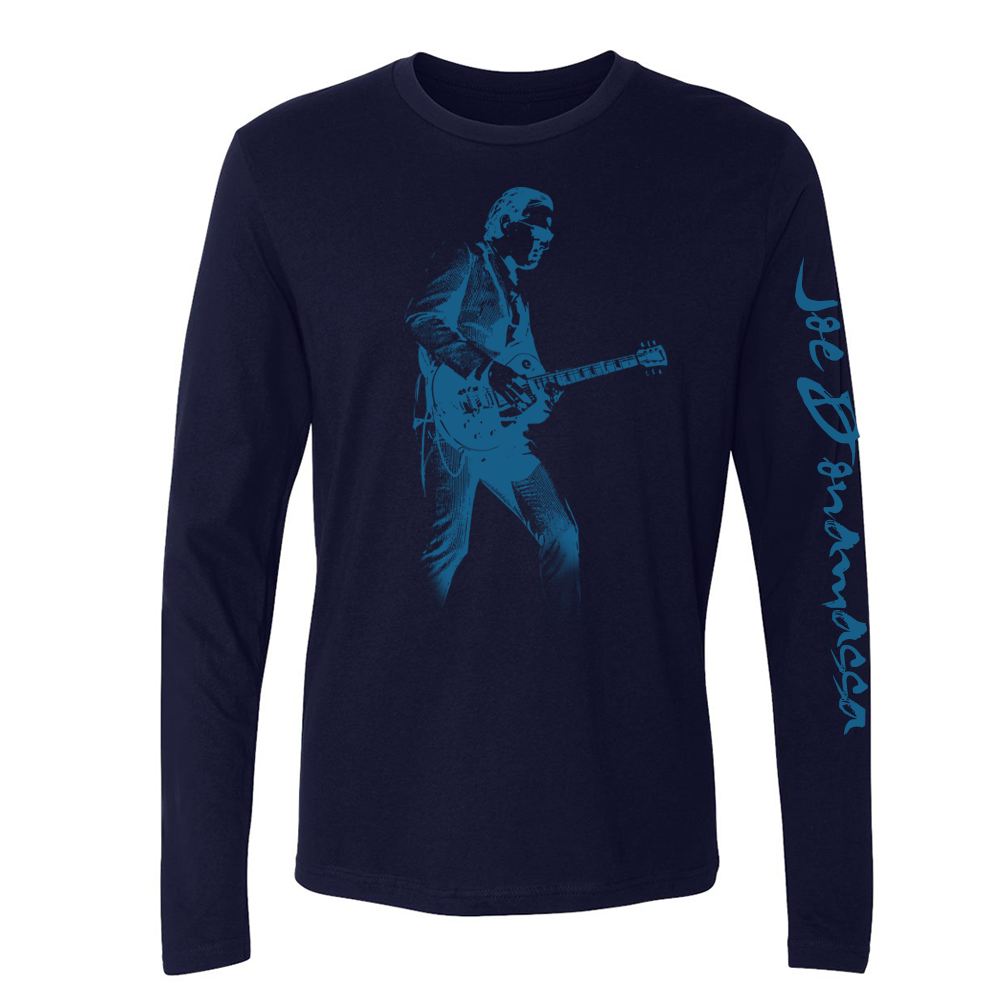 Joe Bonamassa Blues We Trust langermet svart herre