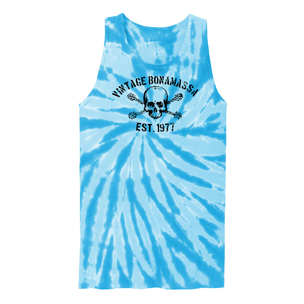 Joe Bonamassa JB Vintage Tie Dye singlet turkis unisex