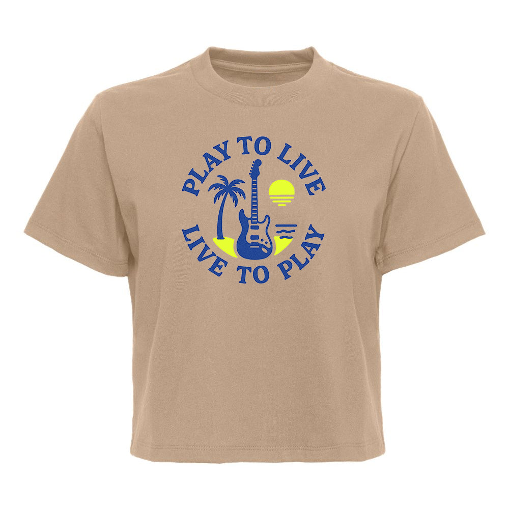 Joe Bonamassa Play To Live Boxy T-skjorte dame svart bomull