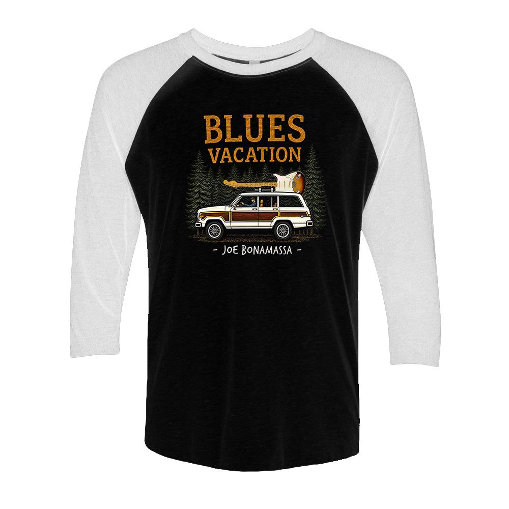 Joe Bonamassa Blues Vacation 3/4 t-skjorte unisex triblend