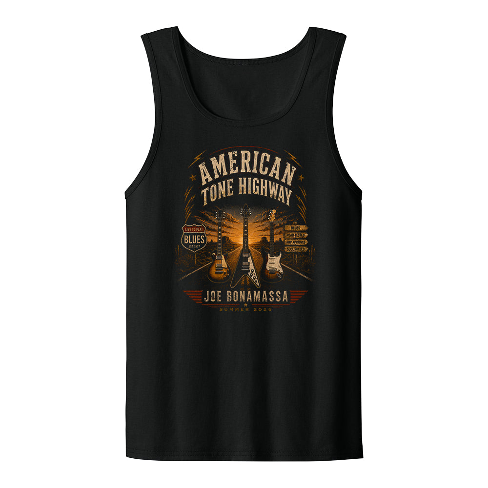 Joe Bonamassa American Tone Highway singlet svart unisex