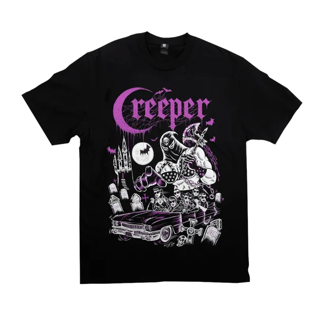 Creeper Mistress of Death t-skjorte svart bomull