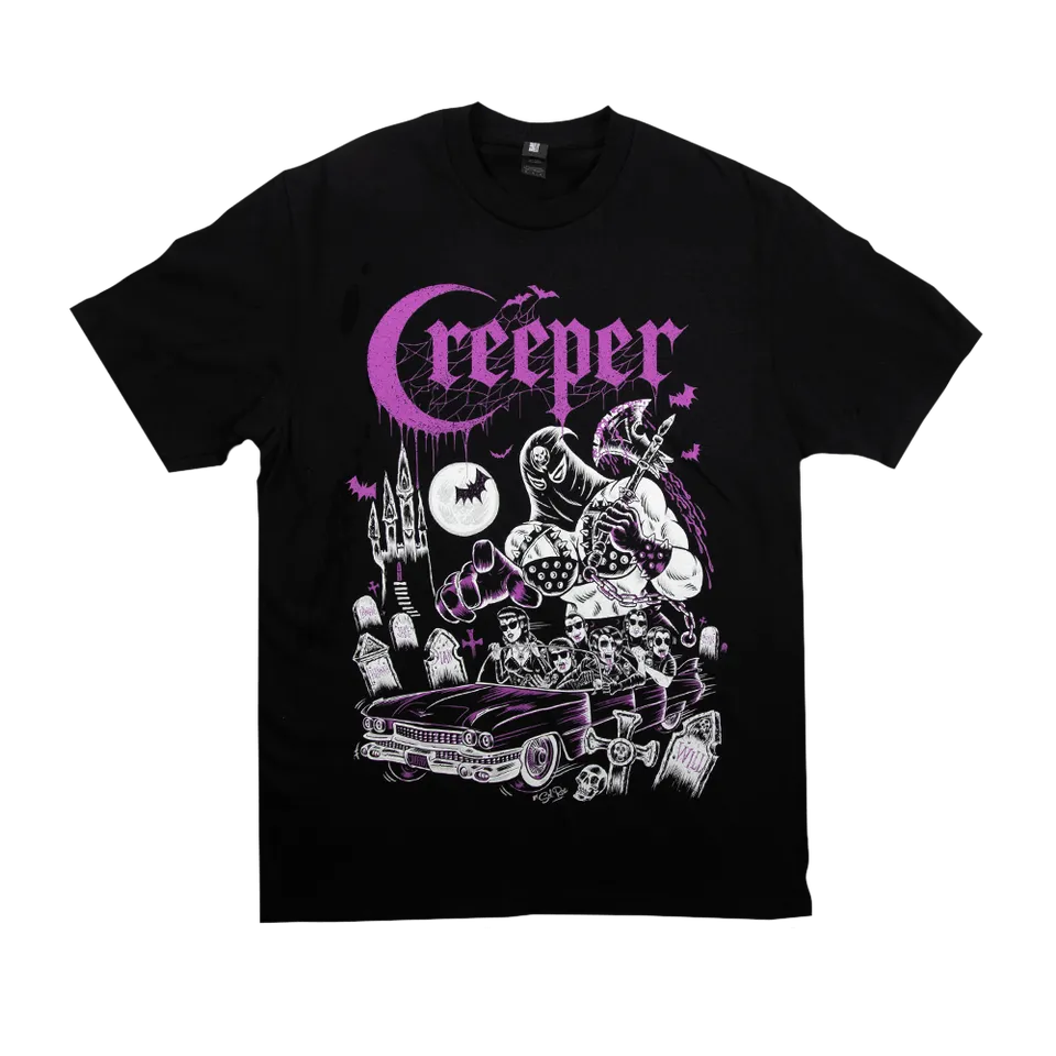 Creeper Mistress of Death t-skjorte svart bomull