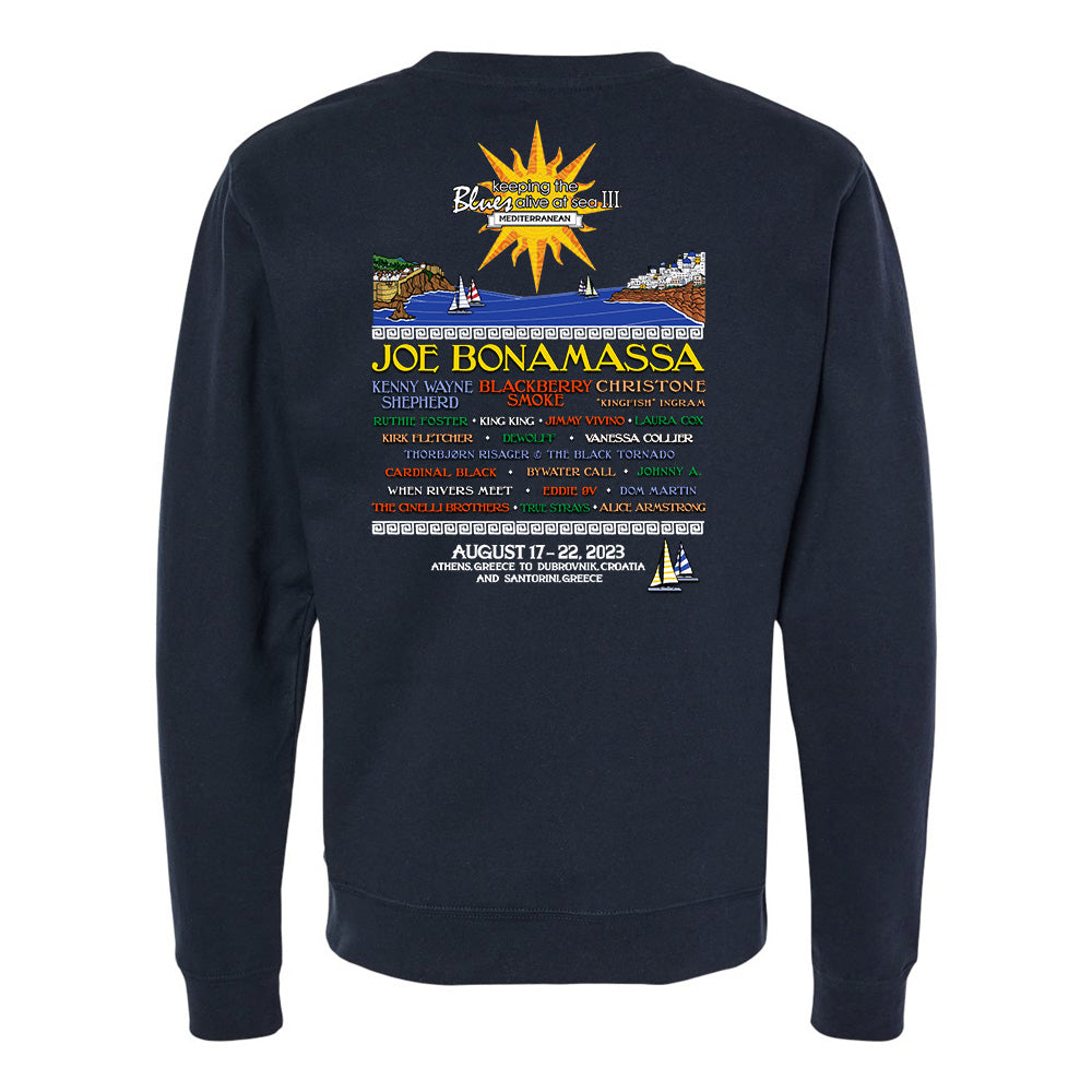 Joe Bonamassa KTBA at Sea Mediterranean genser rund hals