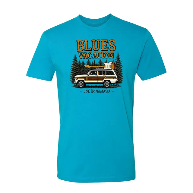 Joe Bonamassa Blues Vacation t-skjorte unisex bomull