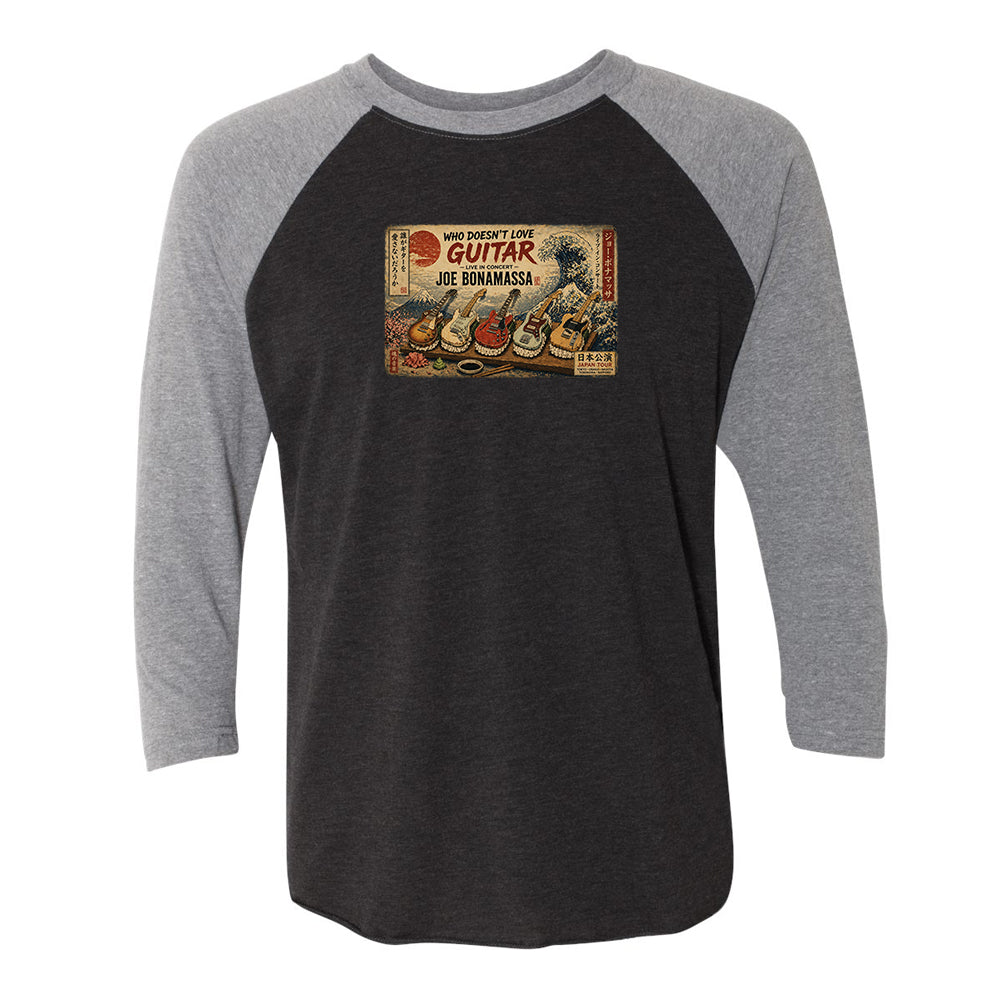 Joe Bonamassa Sushi Wave Of Blues raglan hvit/svart