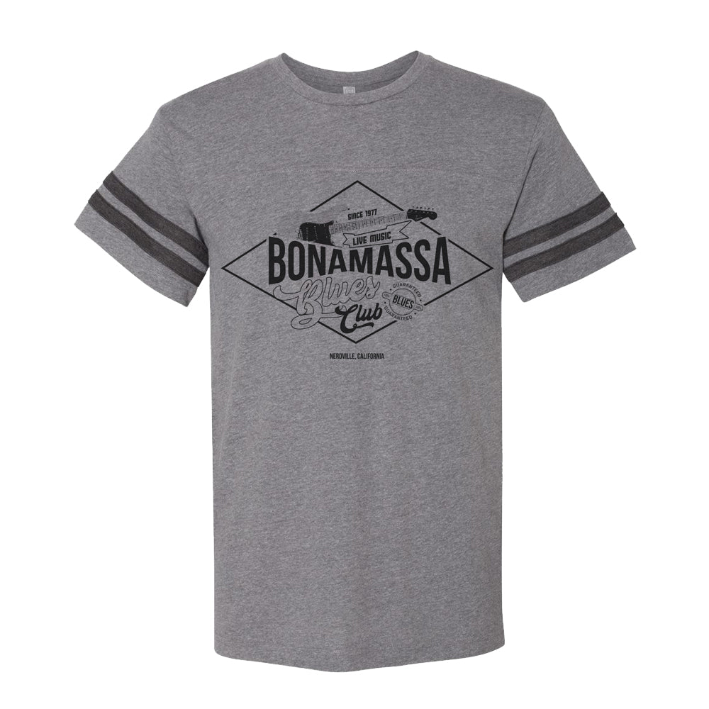 Joe Bonamassa Blues Club football t-skjorte herre