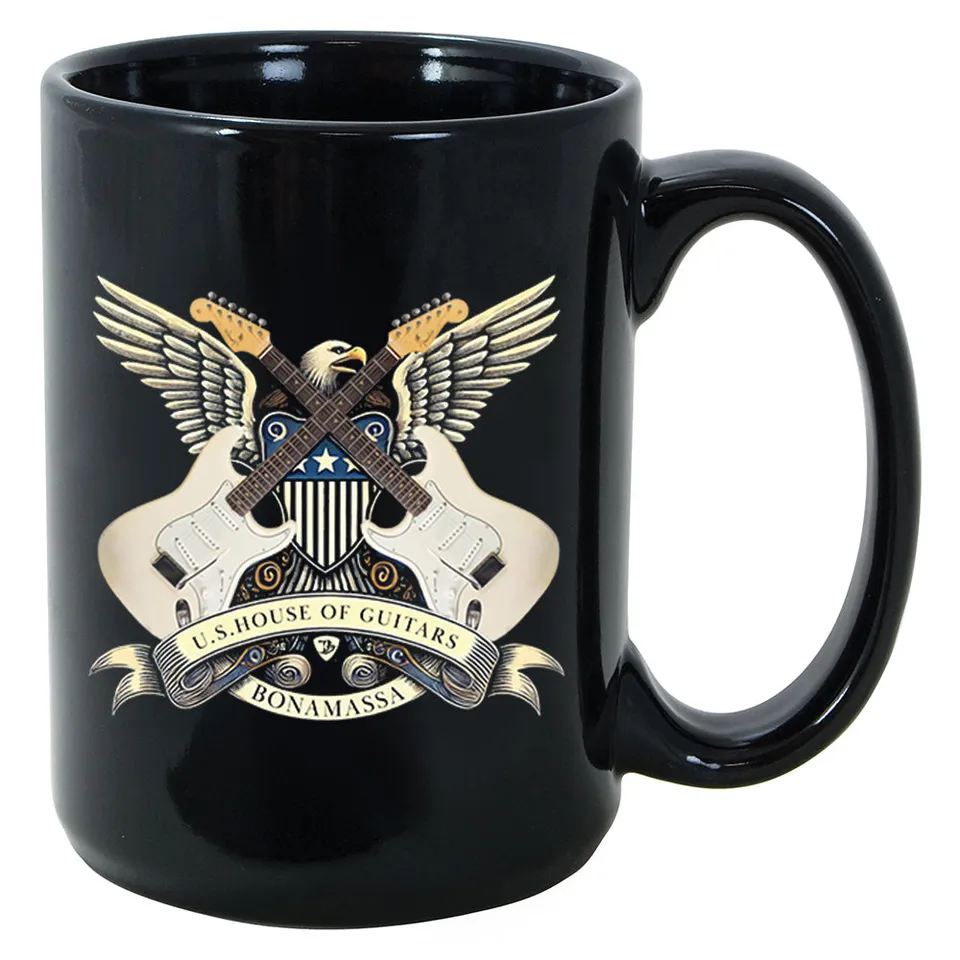 Joe Bonamassa House of Guitars Seal krus 11 oz keramikk