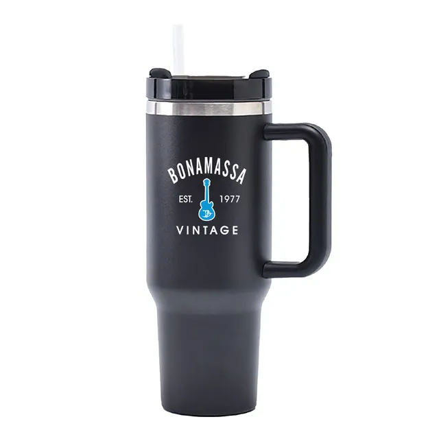 Joe Bonamassa Vintage Guitar tumbler 40oz stål svart